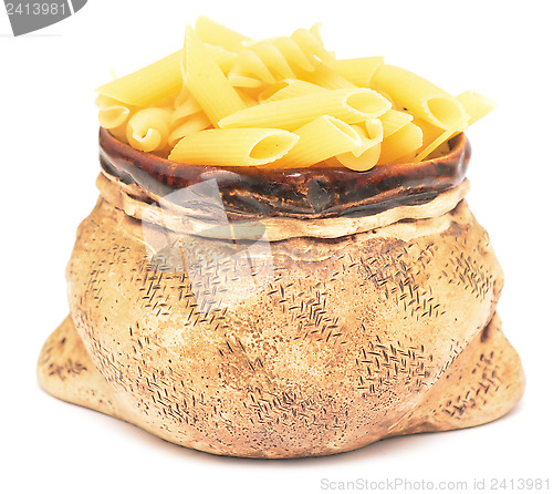 Image of raw pasta