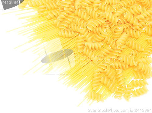 Image of raw pasta