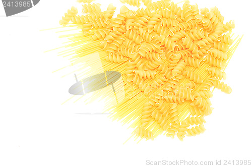 Image of raw pasta