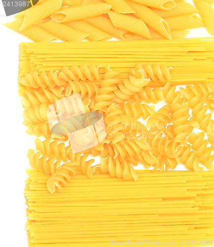 Image of raw pasta