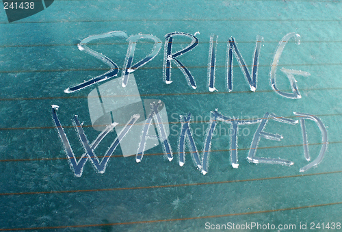 Image of Spring wanted