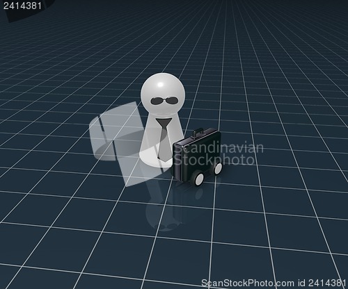 Image of case on wheels