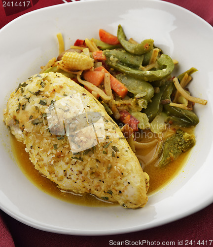 Image of Lemon Chicken With Vegetables