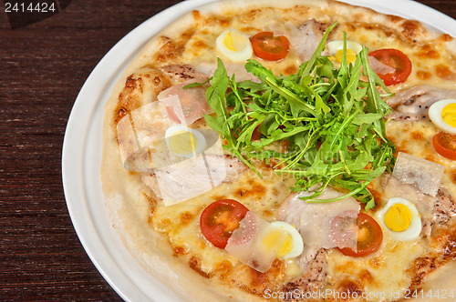 Image of meat pizza