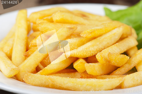 Image of Golden potatoes fries