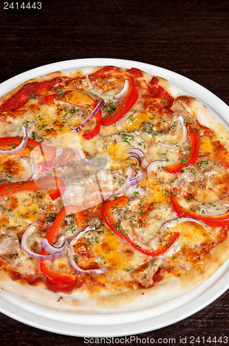 Image of meat pizza