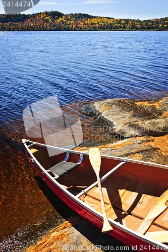 Image of Canoe on shore