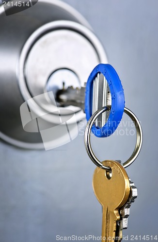 Image of Keys in lock