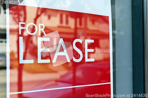 Image of For lease sign