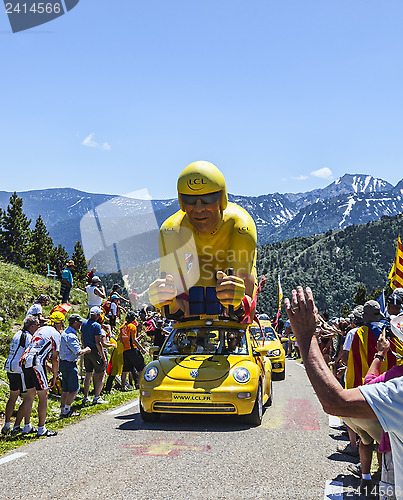 Image of Publicity Caravan in Pyrenees