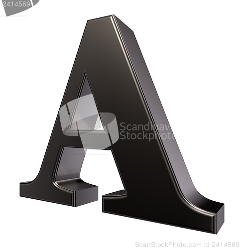 Image of metal letter