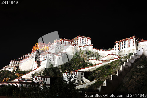 Image of Potala Palace in Tibet