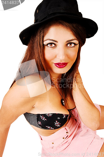 Image of Girl with hat.