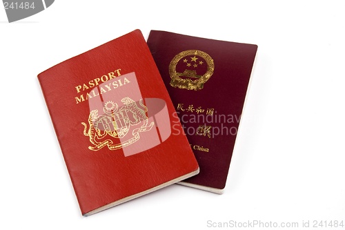 Image of China And Malaysia Passport