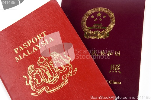 Image of China And Malaysia Passport