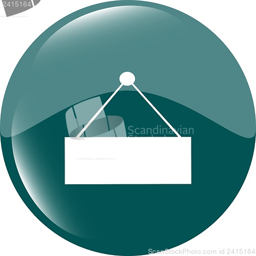 Image of Abstract web design background with empty screen