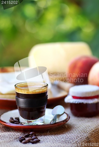 Image of cup of coffee on table