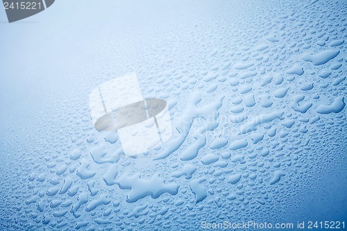 Image of water drops background