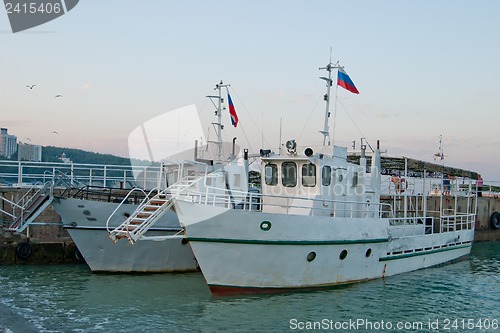 Image of Ships and sea