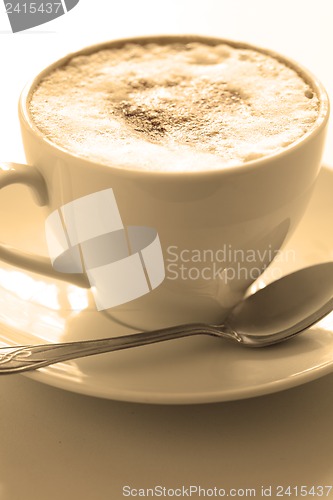 Image of Cup of cappuccino