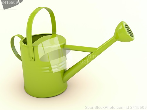 Image of Green watering can