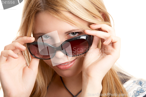 Image of Woman with sun glasses