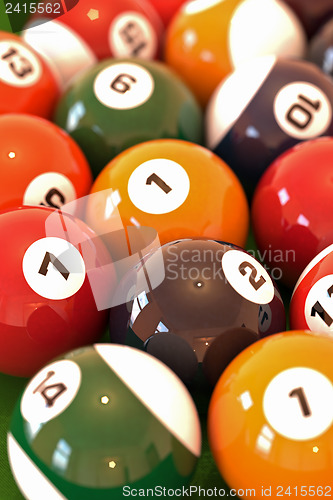 Image of Billiard balls
