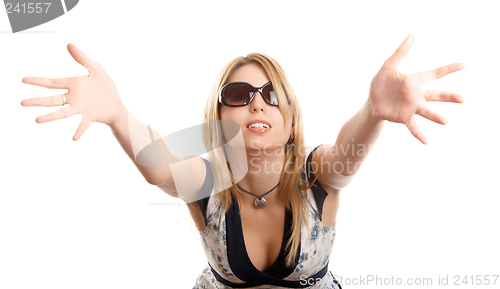 Image of Woman with sun glasses