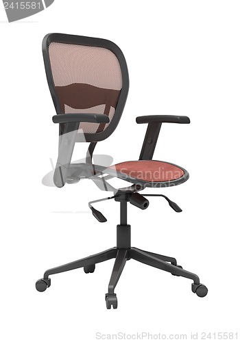 Image of Modern office chair isolated