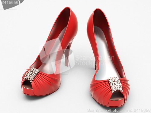 Image of Women's red shoes