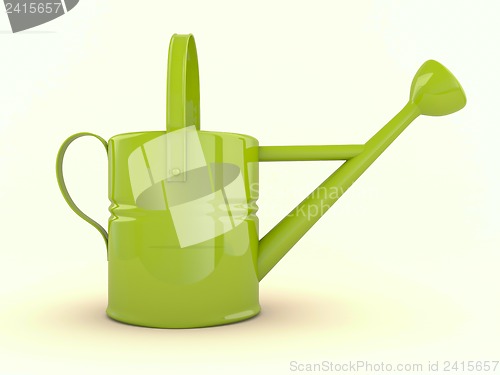 Image of Green watering can