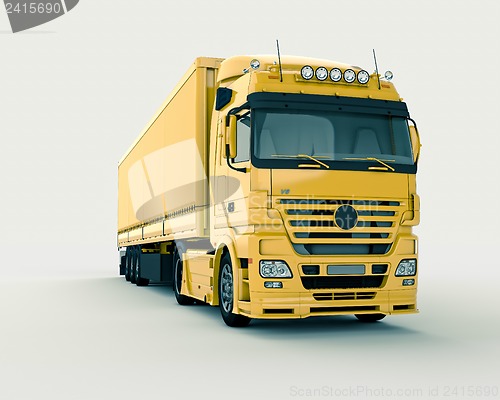 Image of Truck on a light background