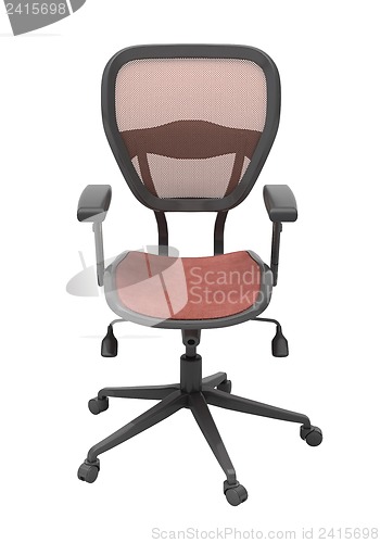 Image of Modern office chair isolated