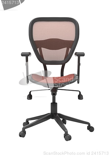 Image of Modern office chair isolated