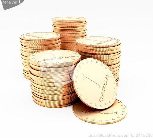 Image of Stacks of coins