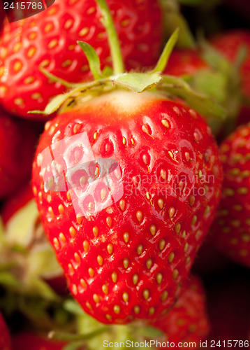 Image of Strawberries closeup