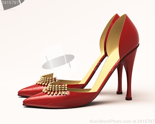 Image of Women's red shoes