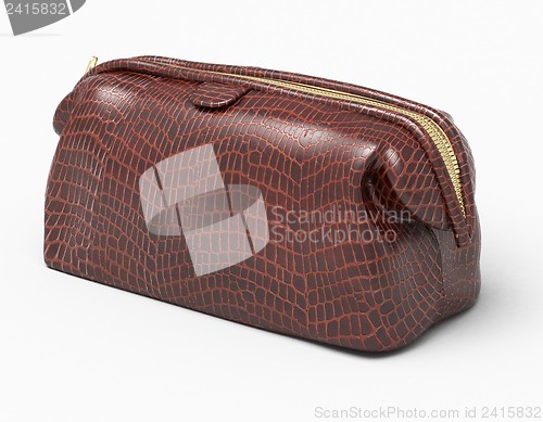 Image of Leather clutch isolated