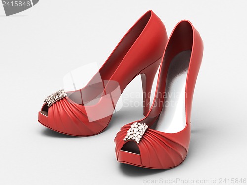 Image of Women's red shoes