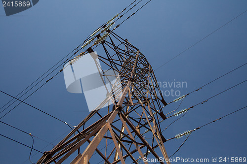 Image of High-voltage power lines