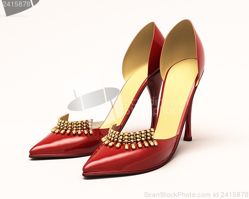 Image of Women's red shoes