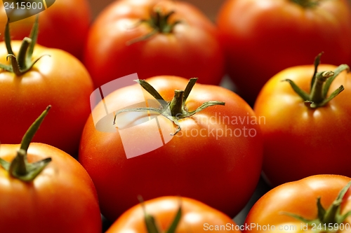 Image of Bright red tomato