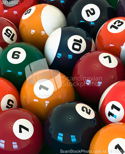 Image of Billiard balls