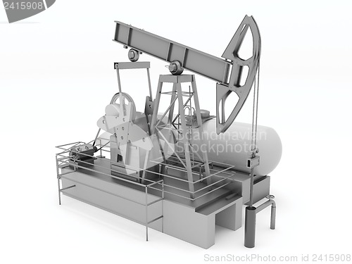 Image of Pumpjack isolated