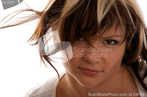 Image of Dishevelled girl