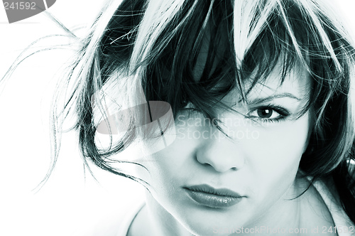 Image of Dishevelled girl