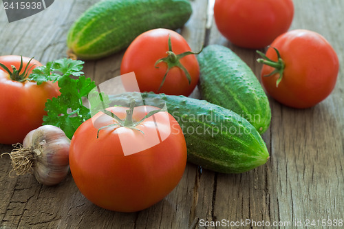 Image of Still life with vegetables