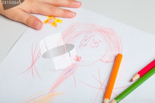 Image of Child draws