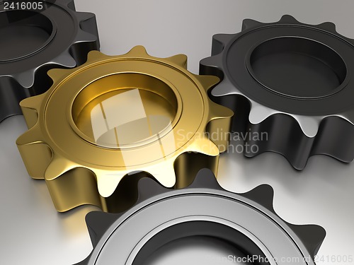 Image of 3d gears