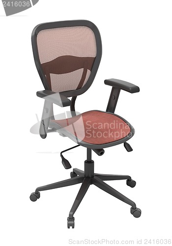 Image of Modern office chair isolated